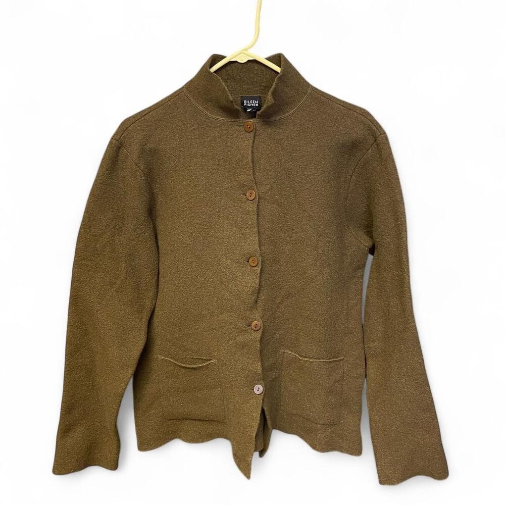 Eileen Fisher Brown Sweater Jacket